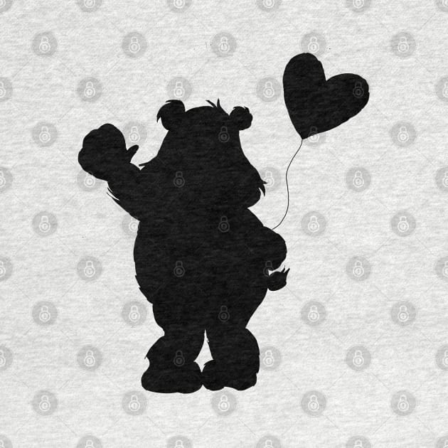 Care Bear Silhouette by Maries Papier Bleu